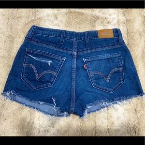 Levi high rise cheeky shorts